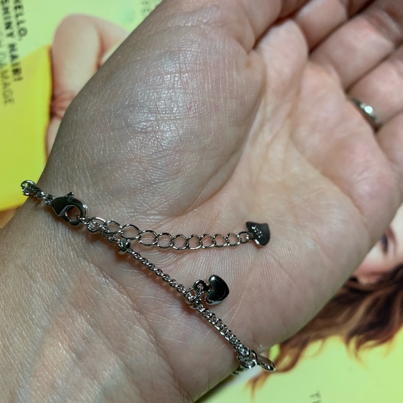 Sterling Silver 925 Heart Bracelet - Picture 4 of 5